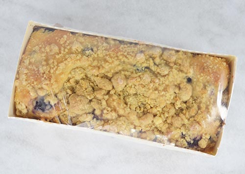 glutenless blueberry lemon loaf