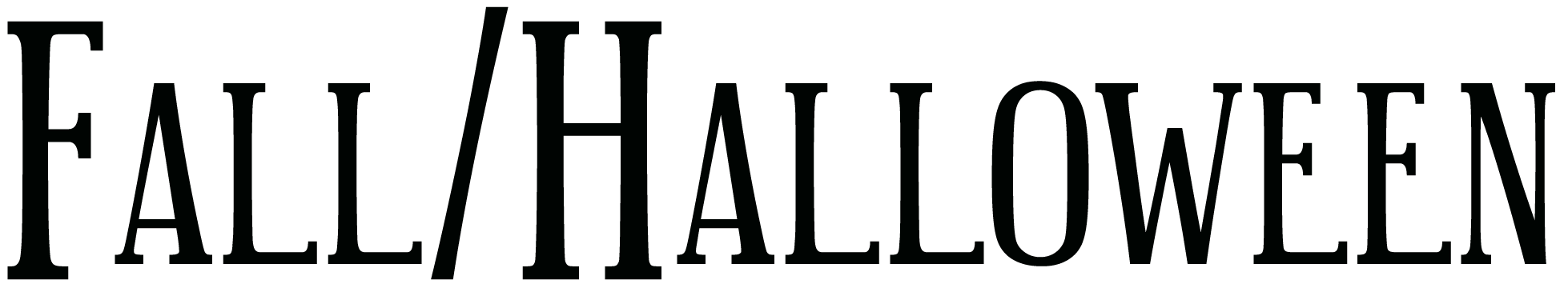 fall/halloween heading